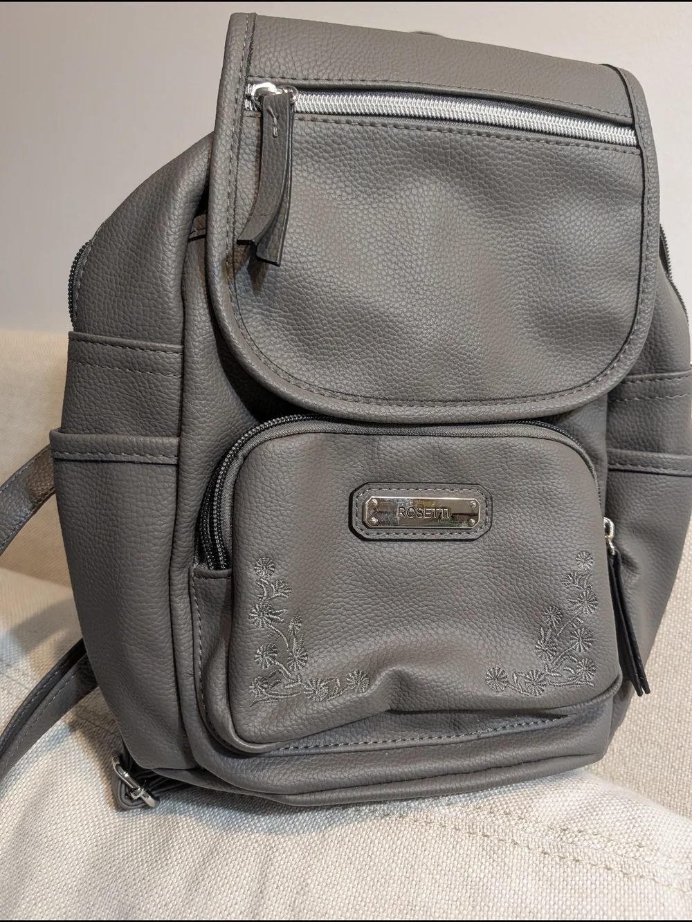 Rosetti Gray Women's Mini Backpack - Gray